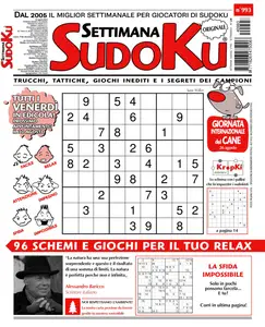 Settimana Sudoku N.993 - 23 Agosto 2024