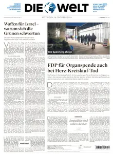 Die Welt - 16 Oktober 2024