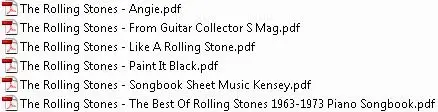 Rolling Stones Sheet Music For Piano, Guitare, Lyrics