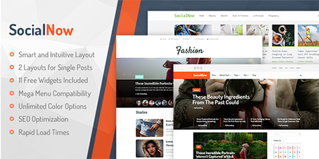 MyThemeShop - SocialNow v1.0.8 - Beautiful & Modern Magazine WordPress Theme