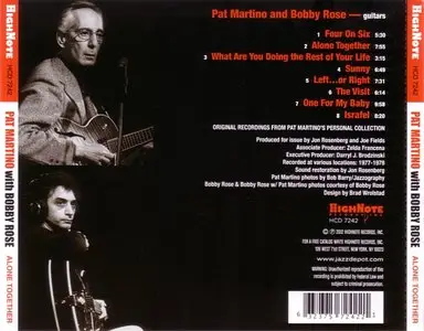 Pat Martino With Bobby Rose - Alone Together (2012)