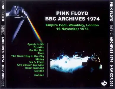 Pink Floyd - BBC Archives 1974 (2007) {Harvested} **[RE-UP]**