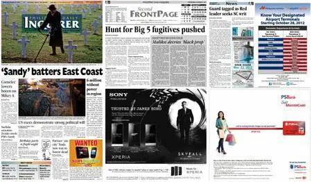 Philippine Daily Inquirer – October 31, 2012