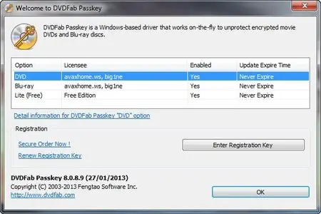 DVDFab Passkey 8.0.8.9