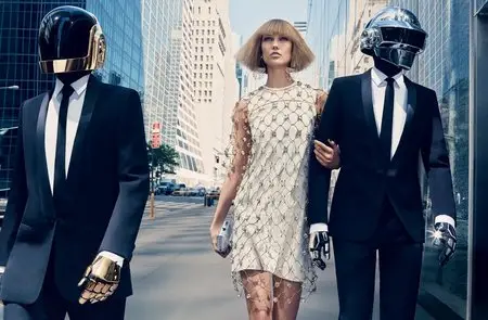 Karlie Kloss & Daft Punk - Craig McDean Photoshoot 2013
