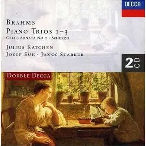 Johannes Brahms: Piano Trios Nos. 1-3, Cello Sonata No.2 (Katchen, Suk, Starker)