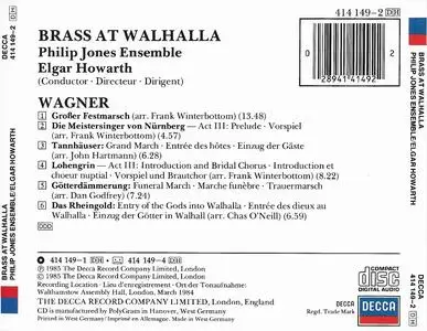 Elgar Howarth, Philip Jones Ensemble - Richard Wagner: Brass at Walhalla (1985)