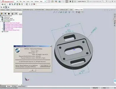 CAMWorks Tolerance Based Machining 2017.1