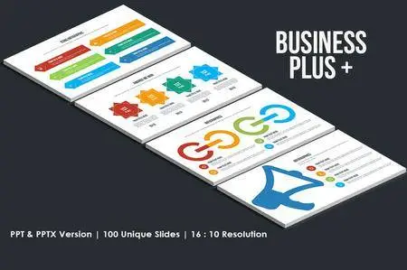 CreativeMarket - Business Plus Presentation Template