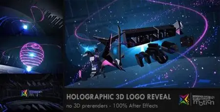 Holographic 3D Logo Reveal - After Effects Project (Videohive)