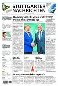 Stuttgarter Nachrichten Filder-Zeitung Leinfelden-Echterdingen/Filderstadt - 04. September 2017