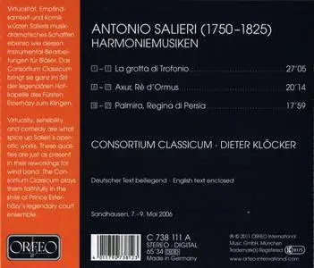 Consortium Classicum, Dieter Klöcker - Salieri: Harmoniemusiken (2011)