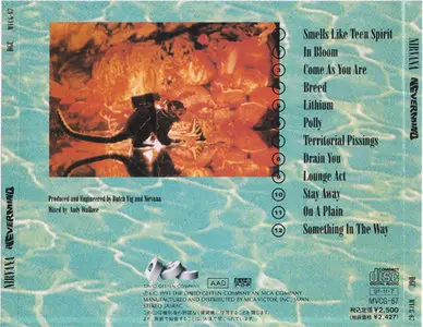 Nirvana - Nevermind [MCA Victor MVCG-67] {Japan 1991} -original japanese release-