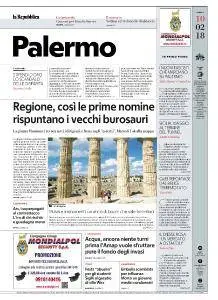 la Repubblica Palermo - 10 Febbraio 2018