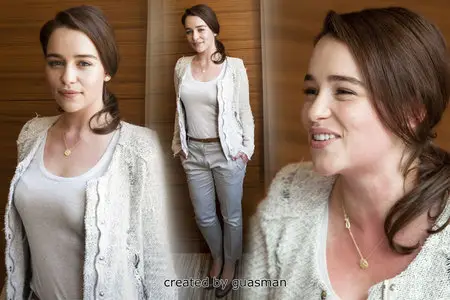 Emilia Clarke - Portraits at Press Conference at the Langham Hotel in London May 25, 2011