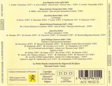 Sigiswald Kuijken, La Petite Bande - Concert de Danse: Lully, Charpentier, Rebel,  Lalande, Rameau (1999)
