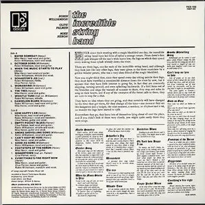 The Incredible String Band - The Incredible String Band (1966, japanese limited mini LP reissue 2006) [Reuploaded]