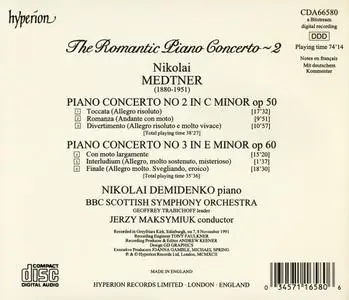 Nikolai Demidenko, Jerzy Maksymiuk - The Romantic Piano Concerto Vol. 2: Nikolai Medtner: Piano Concertos Nos 2 & 3 (1992)