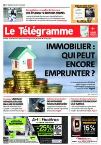 Le Télégramme Concarneau – 10 mars 2023