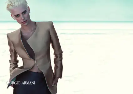 Milou Van Groesen - Giorgio Armani Spring/Summer 2012 Campaign by Mert Alas & Marcus Piggott