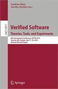 Verified Software. Theories, Tools, and Experiments: 8th International Conference