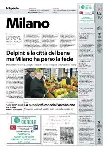 la Repubblica Milano - 10 Febbraio 2019