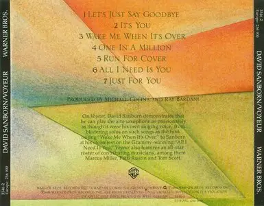 David Sanborn – Voyeur (1981)