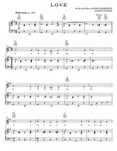 L-O-V-E - Nat King Cole, Natalie Cole (Piano-Vocal-Guitar)