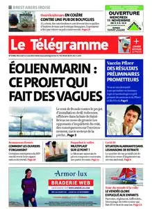 Le Télégramme Brest Abers Iroise – 11 novembre 2020