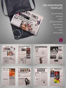 CreativeMarket - Pro Newspaper Template