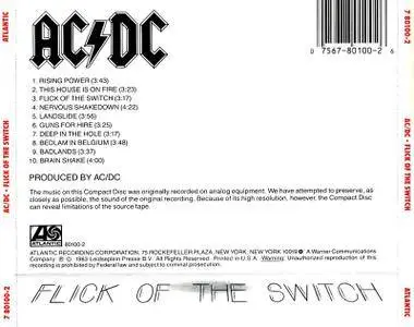 AC/DC - Flick Of The Switch (1983)