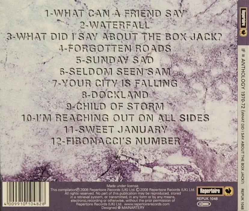 If - Anthology 1970-72 (What Did I Say About The Box Jack) (2008)