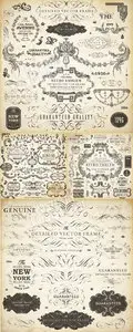 Vintage design elements 13