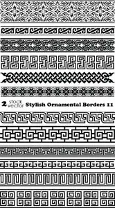 Vectors - Stylish Ornamental Borders 11