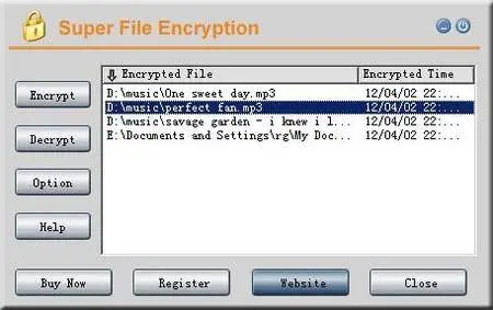 Super File Encryption 3.5