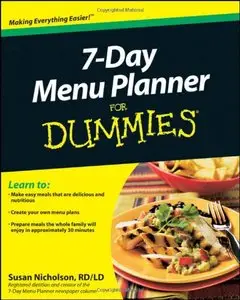 7-Day Menu Planner For Dummies