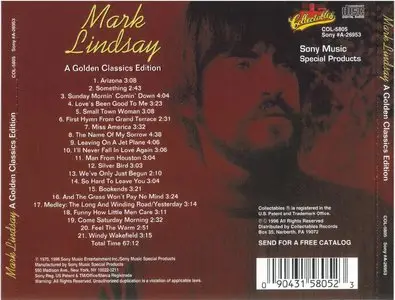 Mark Lindsay - Arizona (1970) Silverbird (1970) (1996 2on1) *Re-Up*