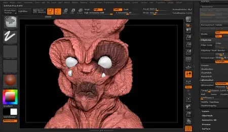 Topology Tools in ZBrush