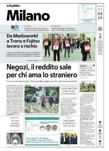 la Repubblica Milano - 17 Aprile 2019