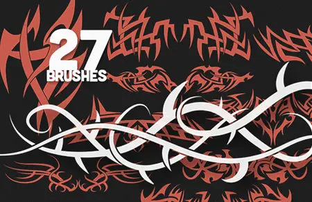 Tribal PS Brushes Set 4