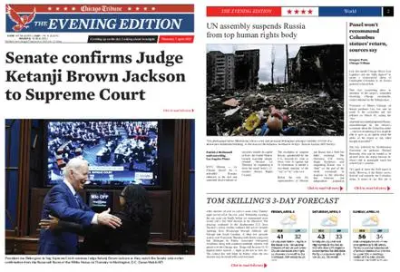 Chicago Tribune Evening Edition – April 07, 2022