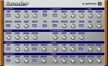 E-phonic Invader v1.0 VST (PC)