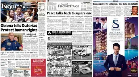 Philippine Daily Inquirer – May 19, 2016