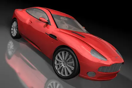 3D Cars Model - Aston Martin V12 Vanquish