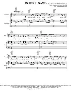 In Jesus Name (God Of Possible) - Katy Nichole (Piano-Vocal-Guitar)