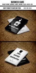 GraphicRiver Coffee Business Card