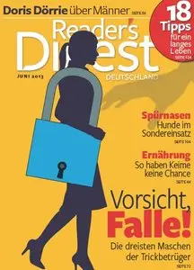 Readers Digest Deutschland Magazin Juni No 06 2013