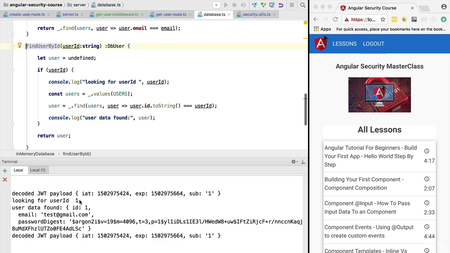 Angular 7 Security Masterclass (with FREE E-Book)