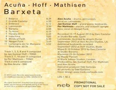 Acuna / Hoff / Mathisen - Barxeta (2012) {Losen Records}
