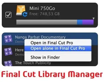 Final Cut Library Manager 2.51